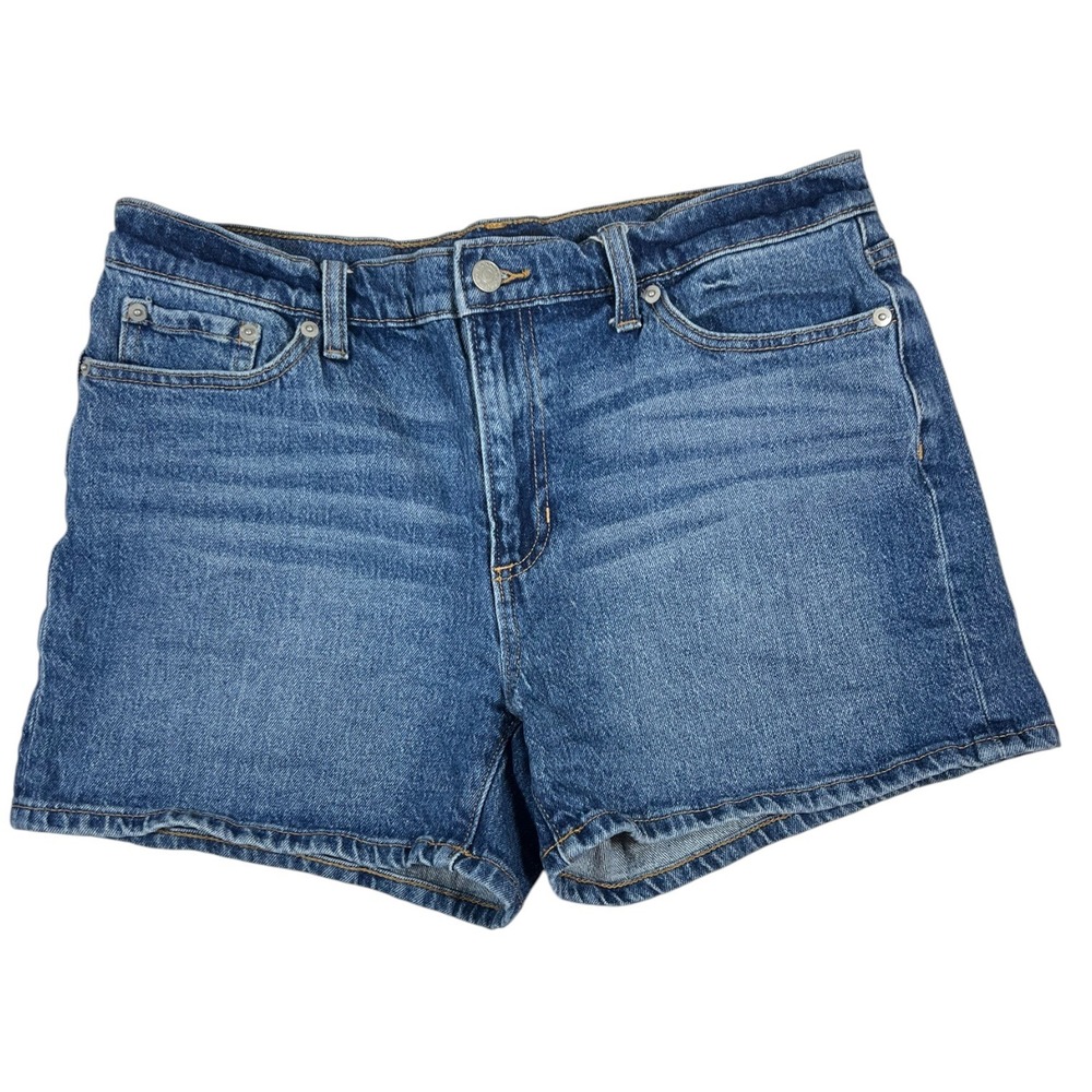 Banana Republic Classic Denim Shorts‎ Medium Wash Mid Rise 4" Women's 30/10 EUC